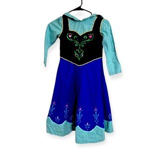 Anna from Frozen Girls Halloween Costume 5t 6t Dress and Coat